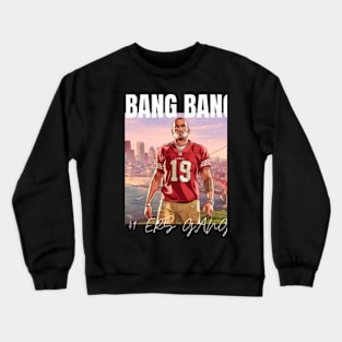 49 ers football illustration design Crewneck Sweatshirt